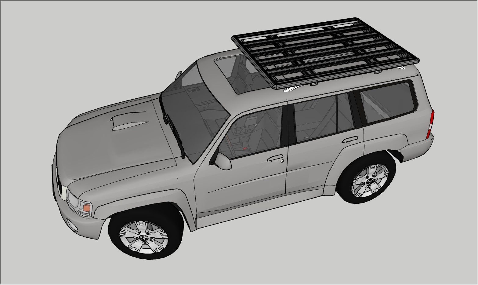 135x135 Roof Trays Platform